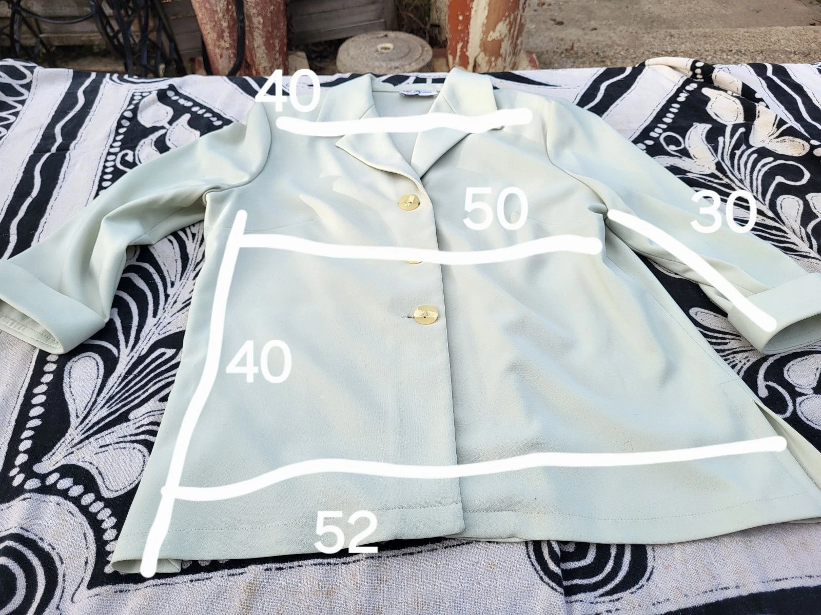 Conjunto saia veste terno tamanho 40 – photo 5